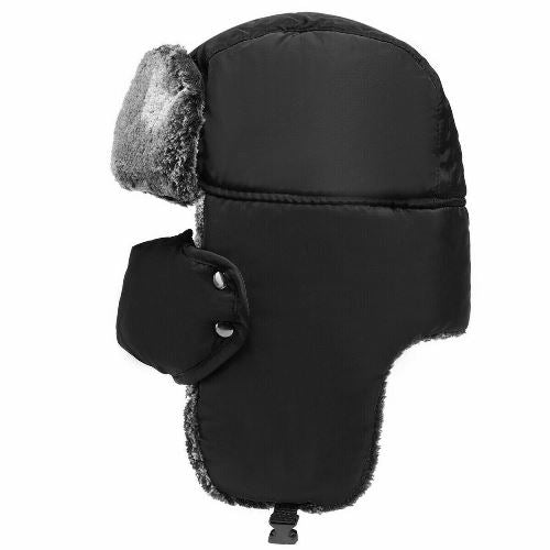 Adults Waterproof Thermal Trapper Hat Olive One Size Olive / One Size Black / One Size