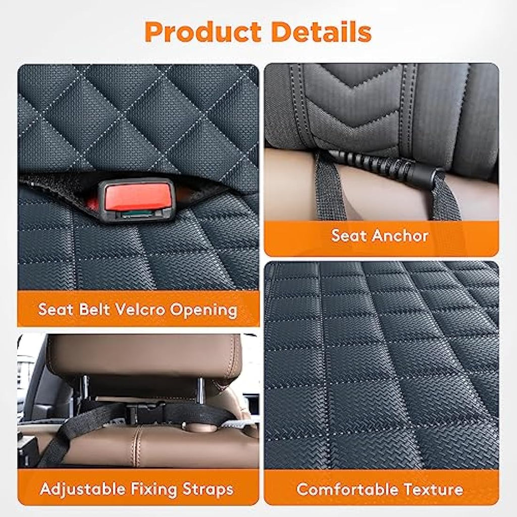 JOEJOY Dog Car Seat Cover - Waterproof Car Back Seat Cover for Dogs, Non-slip & Scratch Proof Back Seat Protector for Dogs, Easy to Clean Universal fits SUVs Cars Seat Covers Default Title Default Title