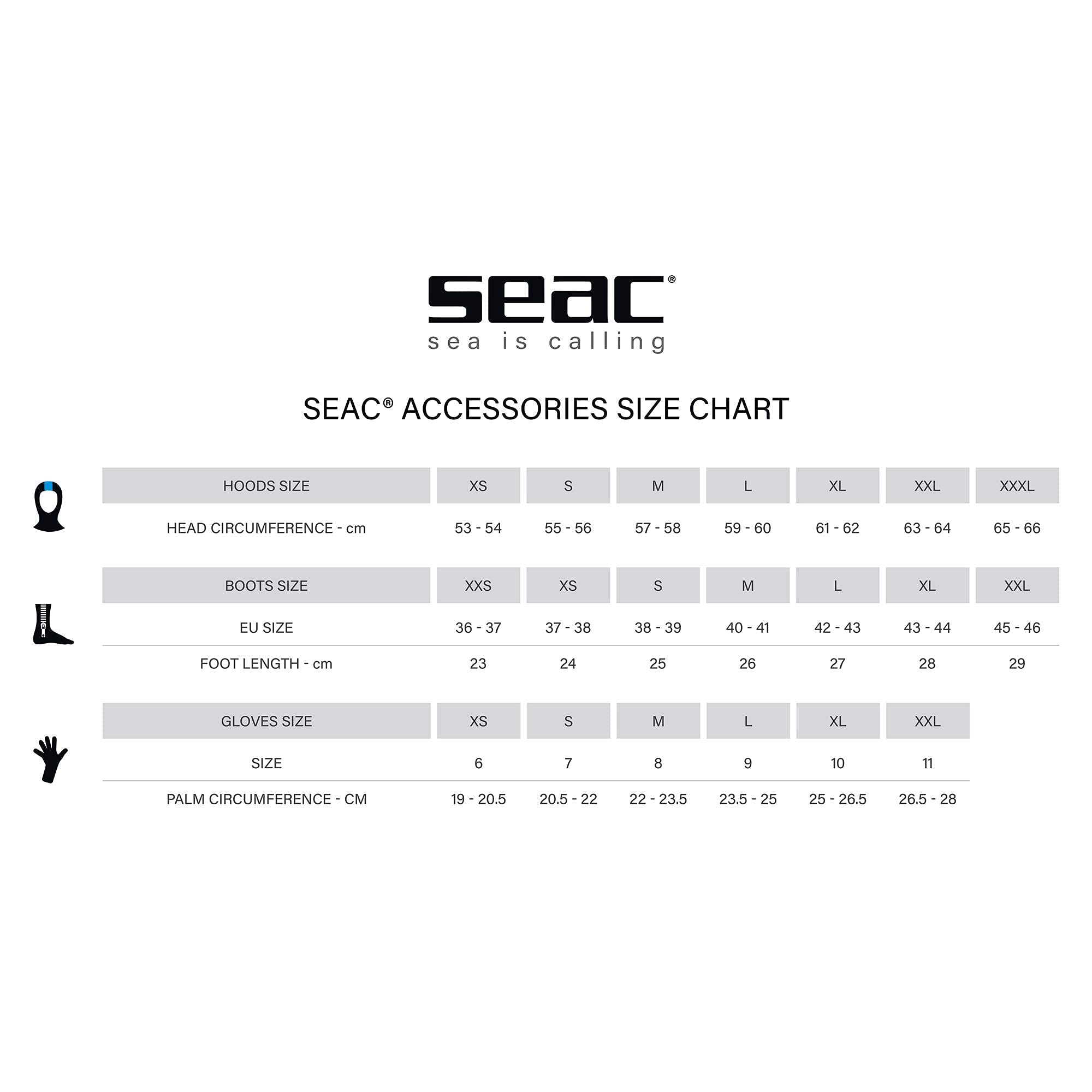 SEAC Pro HD 6mm Neoprene Wetsuit Boots with Side Zipper, X-Small
