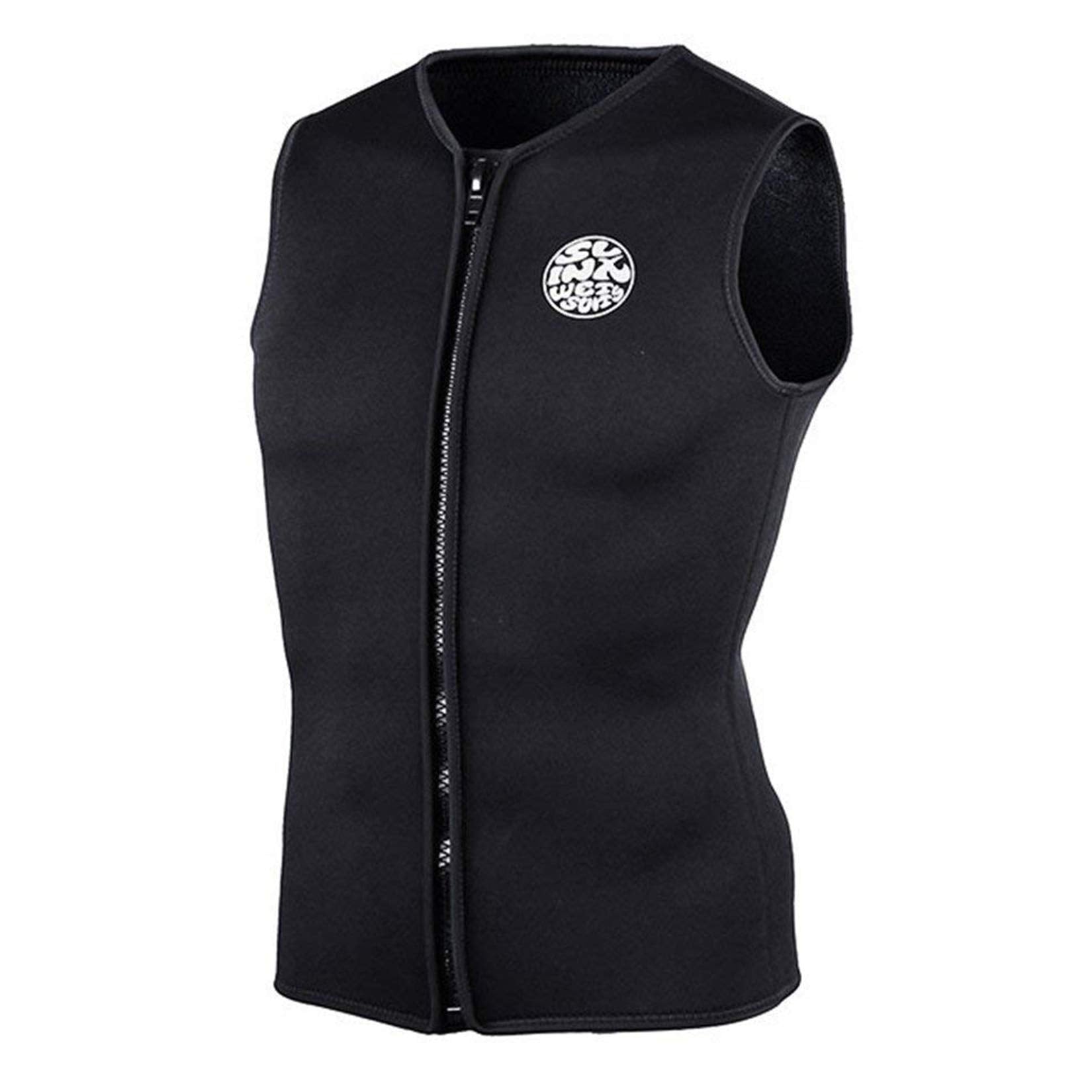 PAWHITS Wetsuit Top 3mm Neoprene Thermal Sleeveless Swimming Tops for Men Women Dive & Swim Vest for Surfing Sailing Slimming Sauna Workout Wetsuit Tops Default Title Default Title