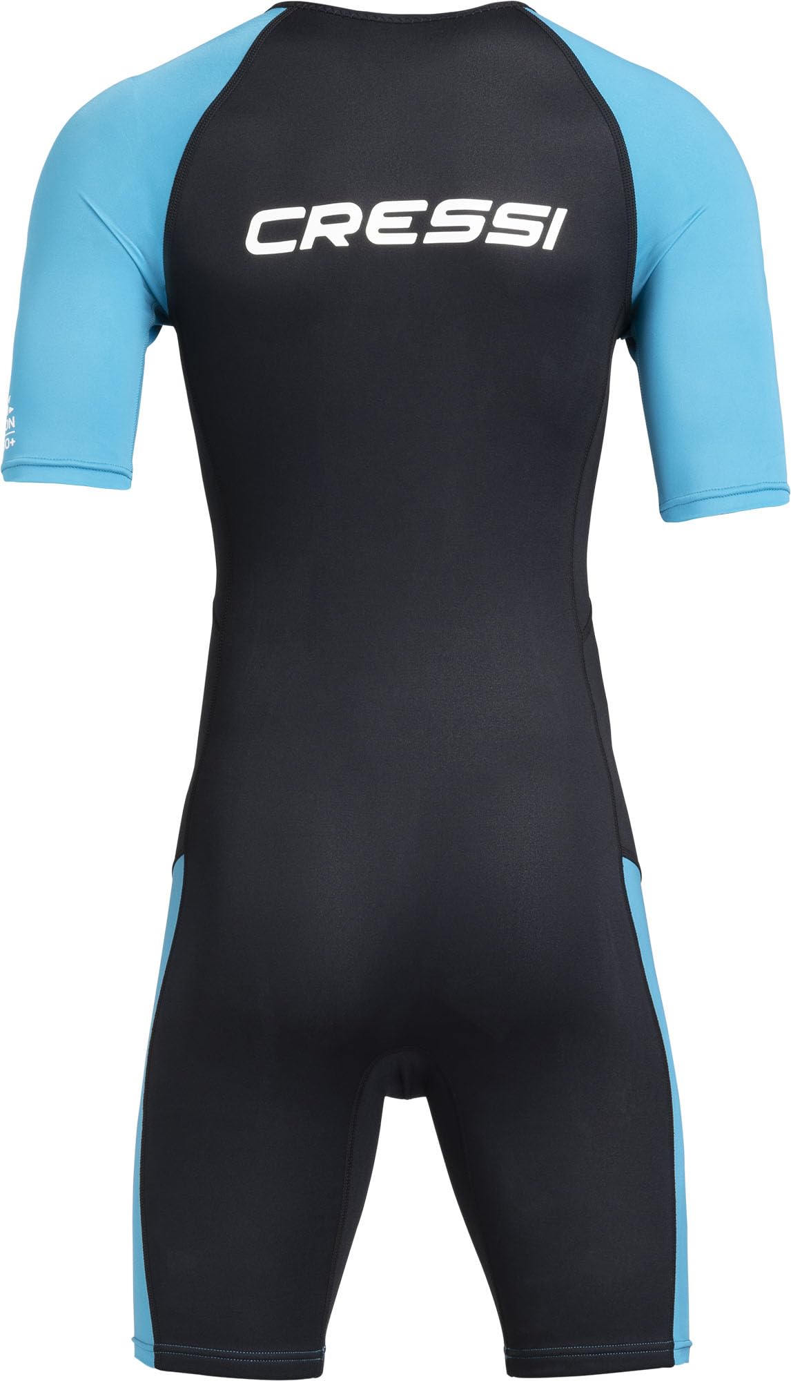 Cressi Womens Tiburon Lady Monopiece 2 Mm Shorty Wetsuit, Black/Aquamarine, M EU