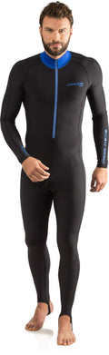 Cressi Men's 1mm One piece wetsuit Skin, Black Blue, XXL/6 UK