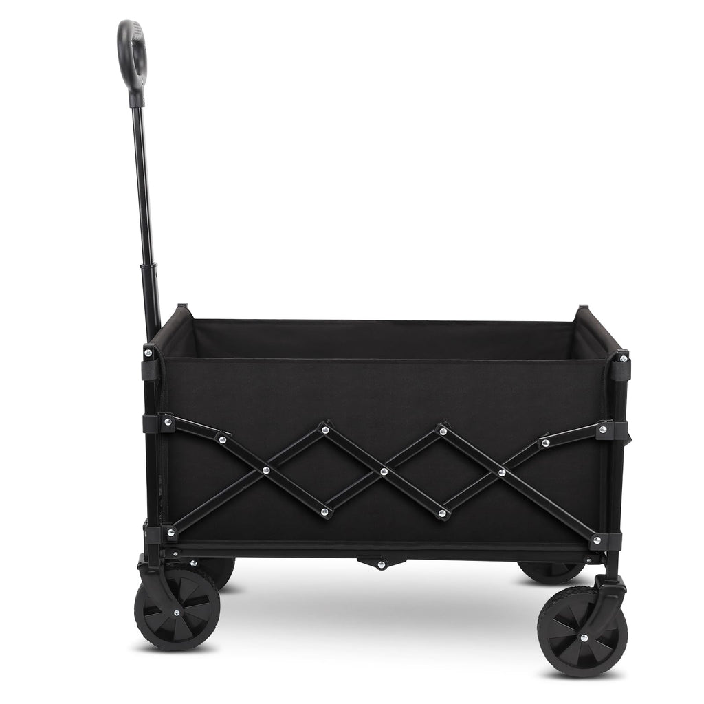 RYGEO Festival Trolley Foldable Utility Wagon Cart with Wheels and Telescopic Handle for Gardening, Camping, Shopping and Outdoor Sport Garden Tool Organisers Default Title Default Title