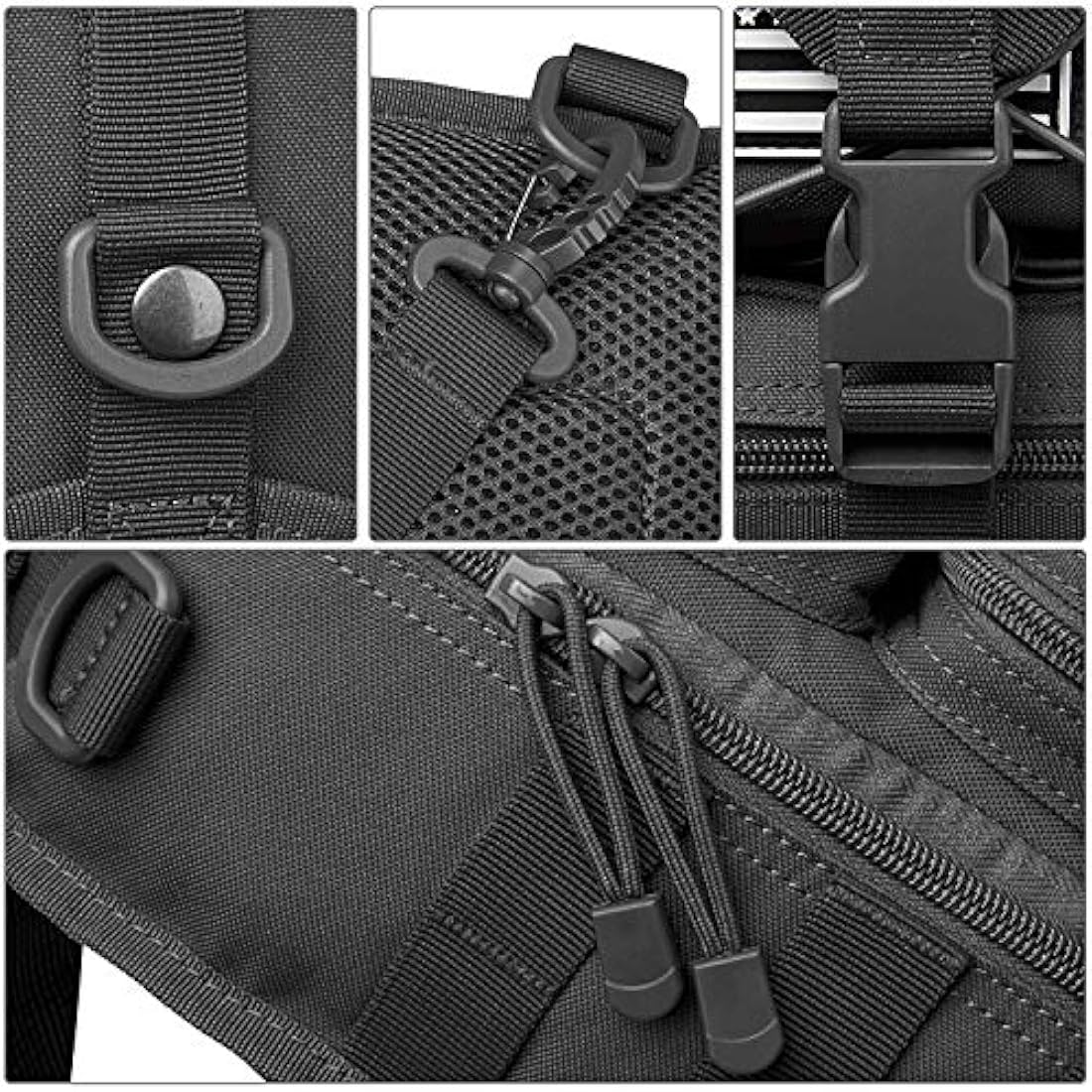G4Free Tactical Sling Backpack Big Molle EDC Range Bag Pack Assault Military Shoulder Rucksack One Strap Daypack Internal Frame Backpacks Default Title Default Title