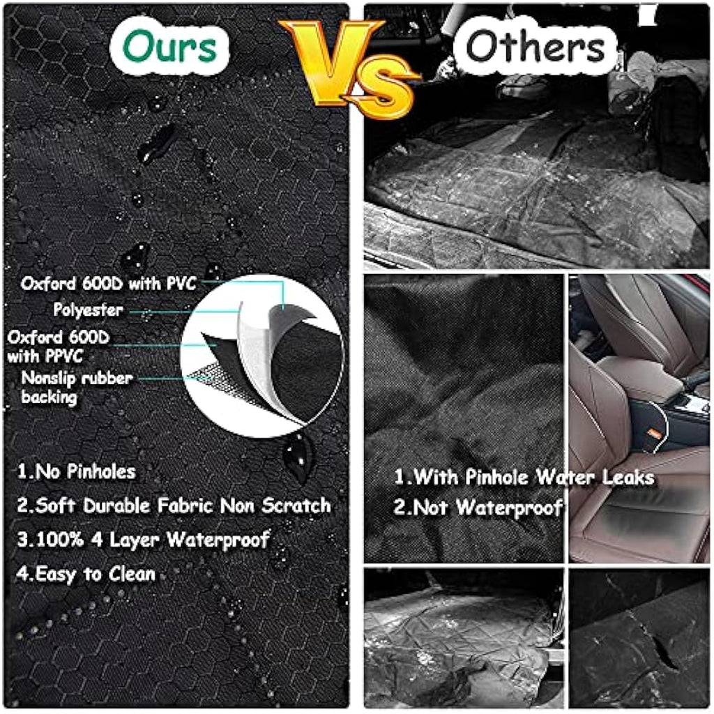 ANOSOSPECIAL Dog Car Back Seat Cover for Kids,Non Stick Fur Rear Seat Protector for Pet,Nonslip Waterproof Universal Fit Interior Backseat Covers for Auto Van SUV Seat Covers Default Title Default Title