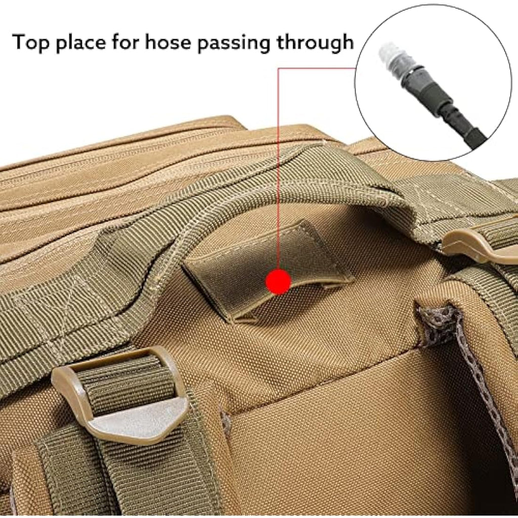 G4Free 40L Molle Backpack Large Pack Molle Shoulder Bag Rucksacks Daypack for Outdoor Hiking Camping Trekking Hunting Internal Frame Backpacks Default Title Default Title