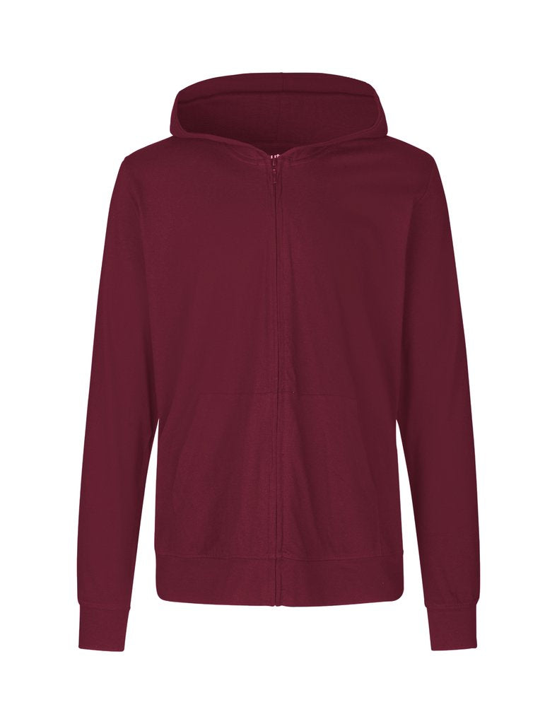 Fairtrade Organic Zipped T-shirt Hoodie: Unisex -
