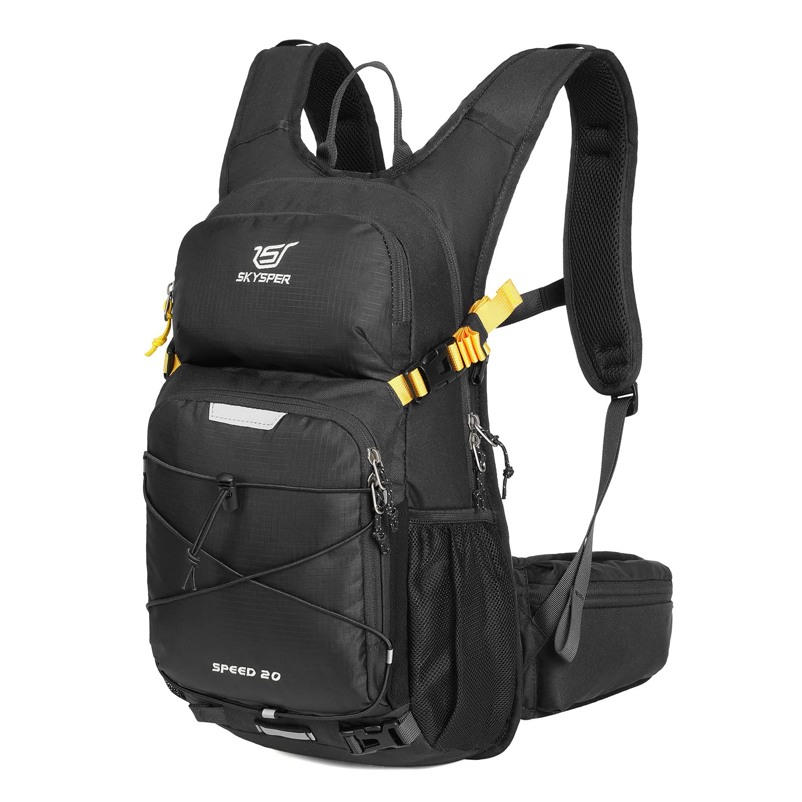 SKYSPER Cycling Backpack 20L Lightweight Bike Backpack for Men Women Running Rucksack for Biking Hiking Climbing(Black) Backpacks Default Title Default Title