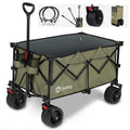 Sekey 200L Folding Festival Trolley with All-Terrain Extra Wide Wheels and Brake, Heavy-Duty Cart Loadable up to 150KG, Patented Four-Directional Garden Tool Organisers Default Title Default Title