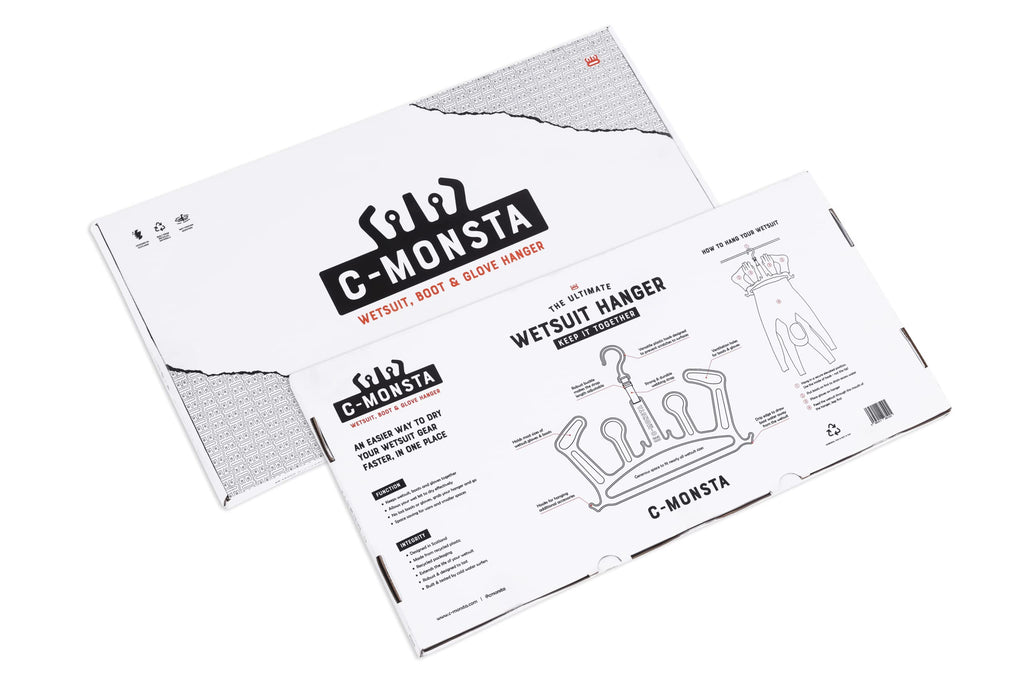 C-Monsta Wetsuit Hanger | Quick Drying | Heavy Duty | Effective & Versatile | Wetsuit Hanger for Wetsuit, Gloves and Boots. Perfect for Surfing, Diving & Snorkeling Mask Defoggers Default Title Default Title