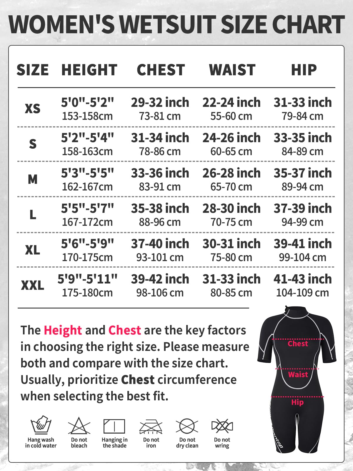 Owntop 3/2mm Shorty Wetsuit Women - Back Zip Wet Suit for Diving Surfing, Short Sleeve Diving Suits Stretch Neoprene for Water Sports, Women Black M Wetsuits Default Title Default Title