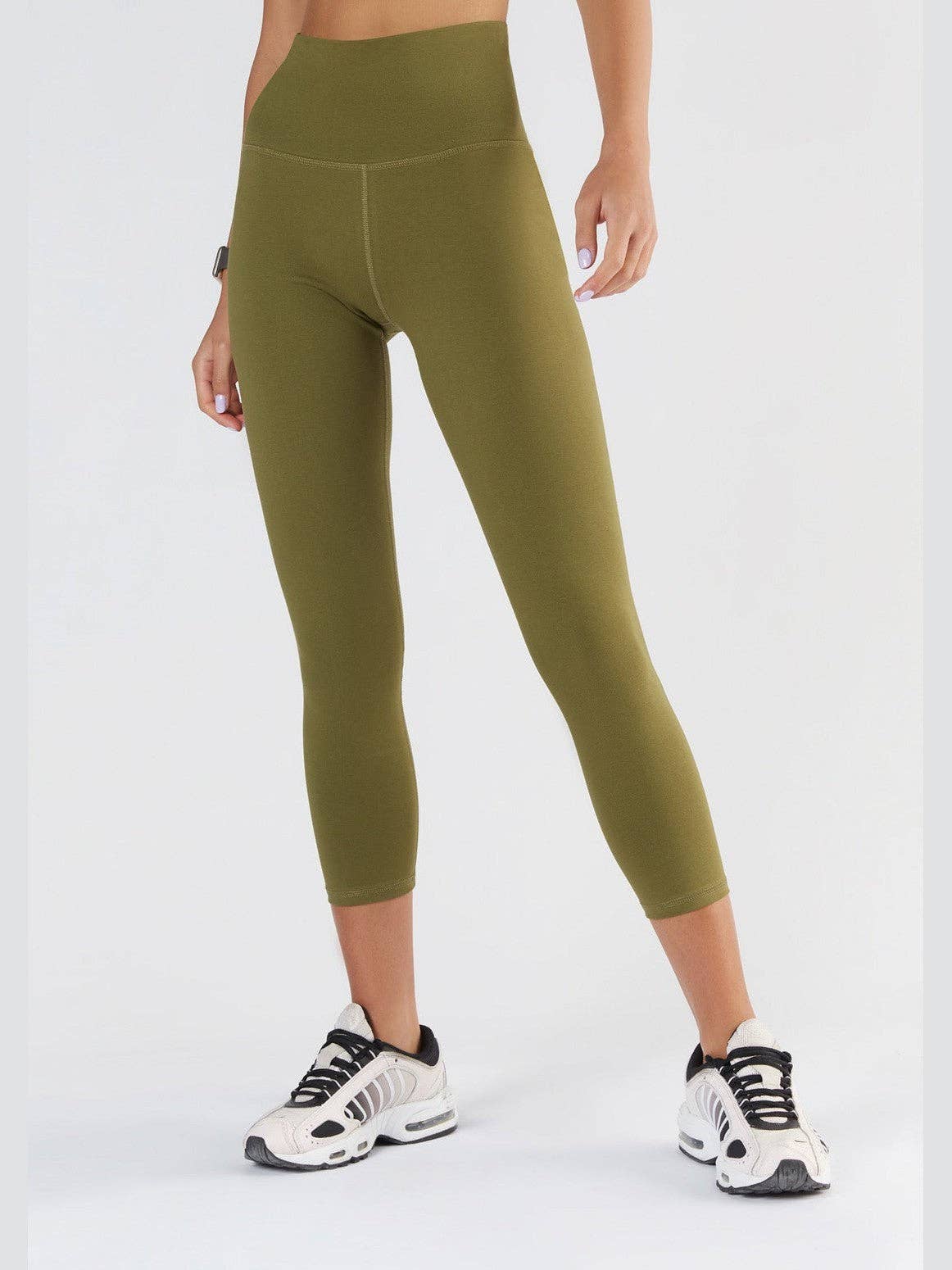 Organic 7/8 Stretch Leggings: Womens -