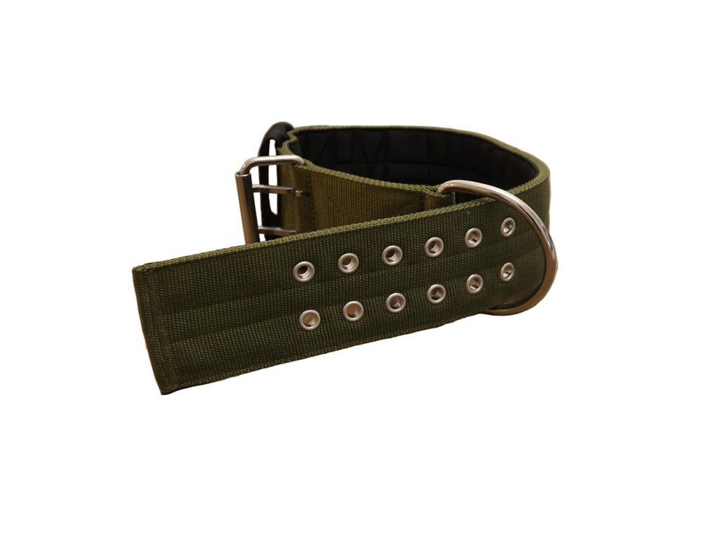 7cm Sport Collar Khaki Dog Collar Medium (M) Medium (M) Large (L)