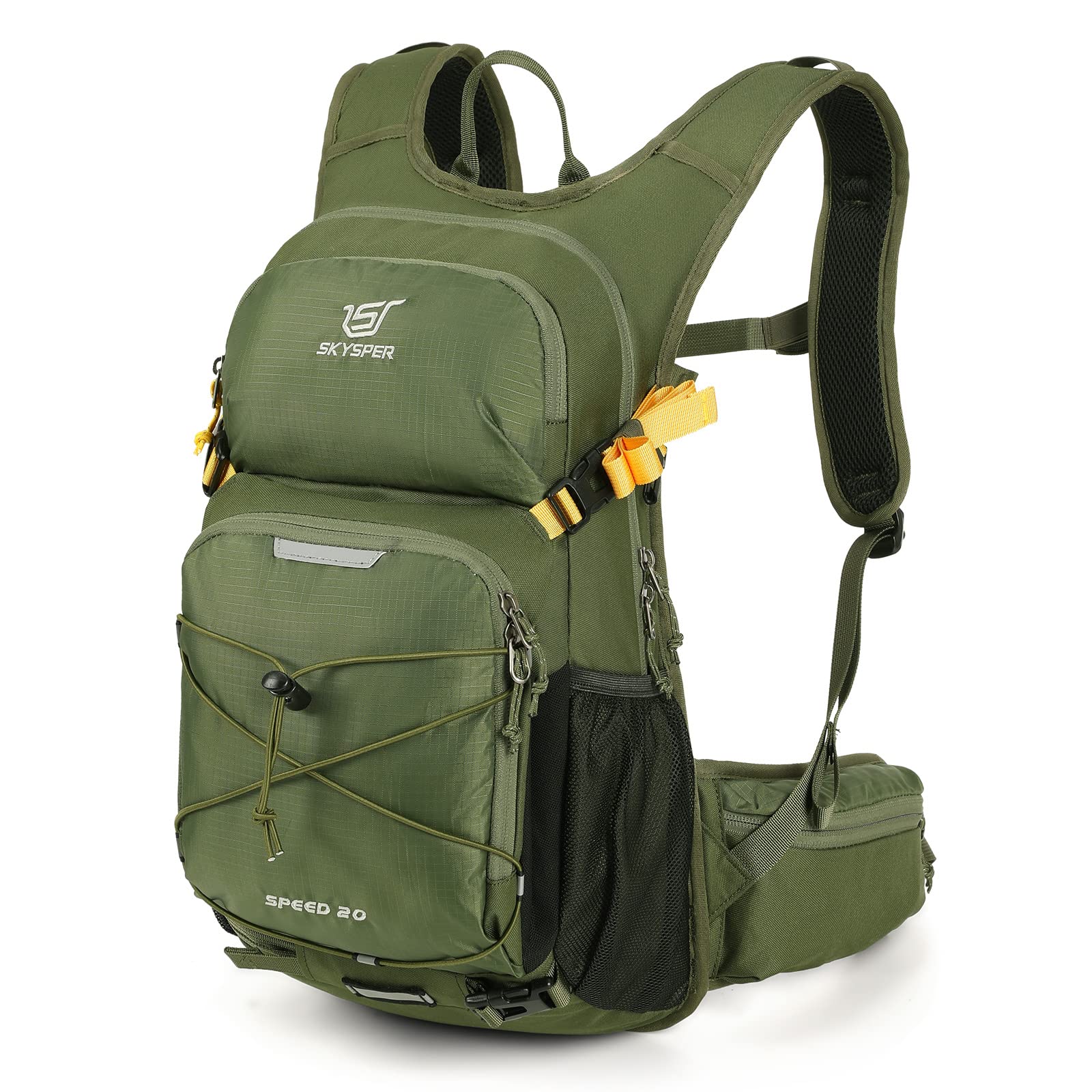 SKYSPER Cycling Backpack 20L Lightweight Bike Backpack for Men Women Running Rucksack for Biking Hiking Climbing(Armygreen) Backpacks Default Title Default Title