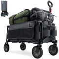 TIMBER RIDGE Festival Trolley on Wheels with Adjustable Handle, 135L Collapsible Wagon Cart for Camping Outdoor Picnic Beach Garden, Heavy Duty Garden Tool Organisers Default Title Default Title
