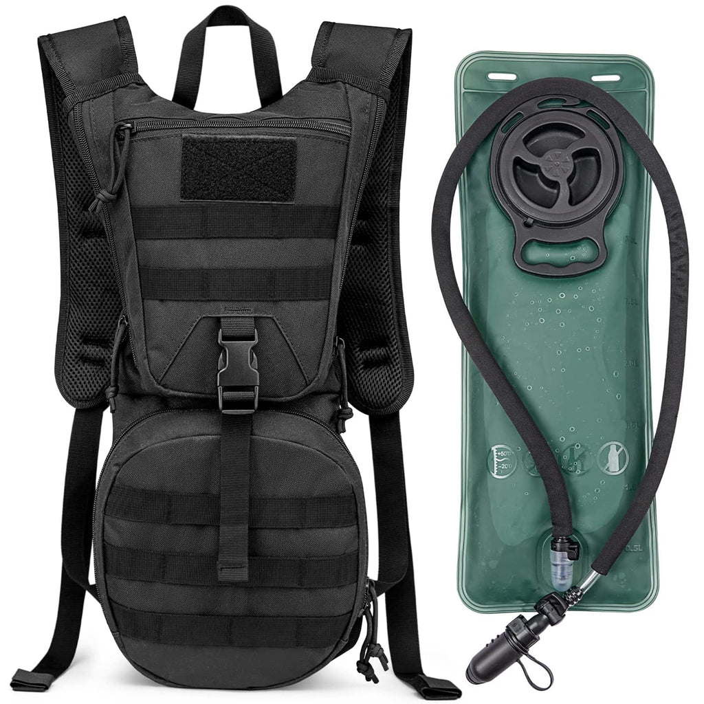 G4Free Military Hydration Backpack with Upgraded 2.5L Bladder Pack for Hiking, Cycling, Walking and Climbing Bike Hydration Packs Default Title Default Title