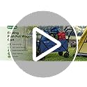BEAU JARDIN XXL Festival Trolley Beach Cart - 220L 230KG(500LBS) Heavy Duty Folding Wagon All-Terrain Utility Wide Wheels for Camping & Shopping | Push & Pull Handle | Portable Collapsible | Black Carts & Wagons Default Title Default Title