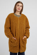 Louche Aldora Coat - Mustard Coats 8 Mustard 8 / Mustard 10 / Mustard 12 / Mustard 14 / Mustard 16 / Mustard