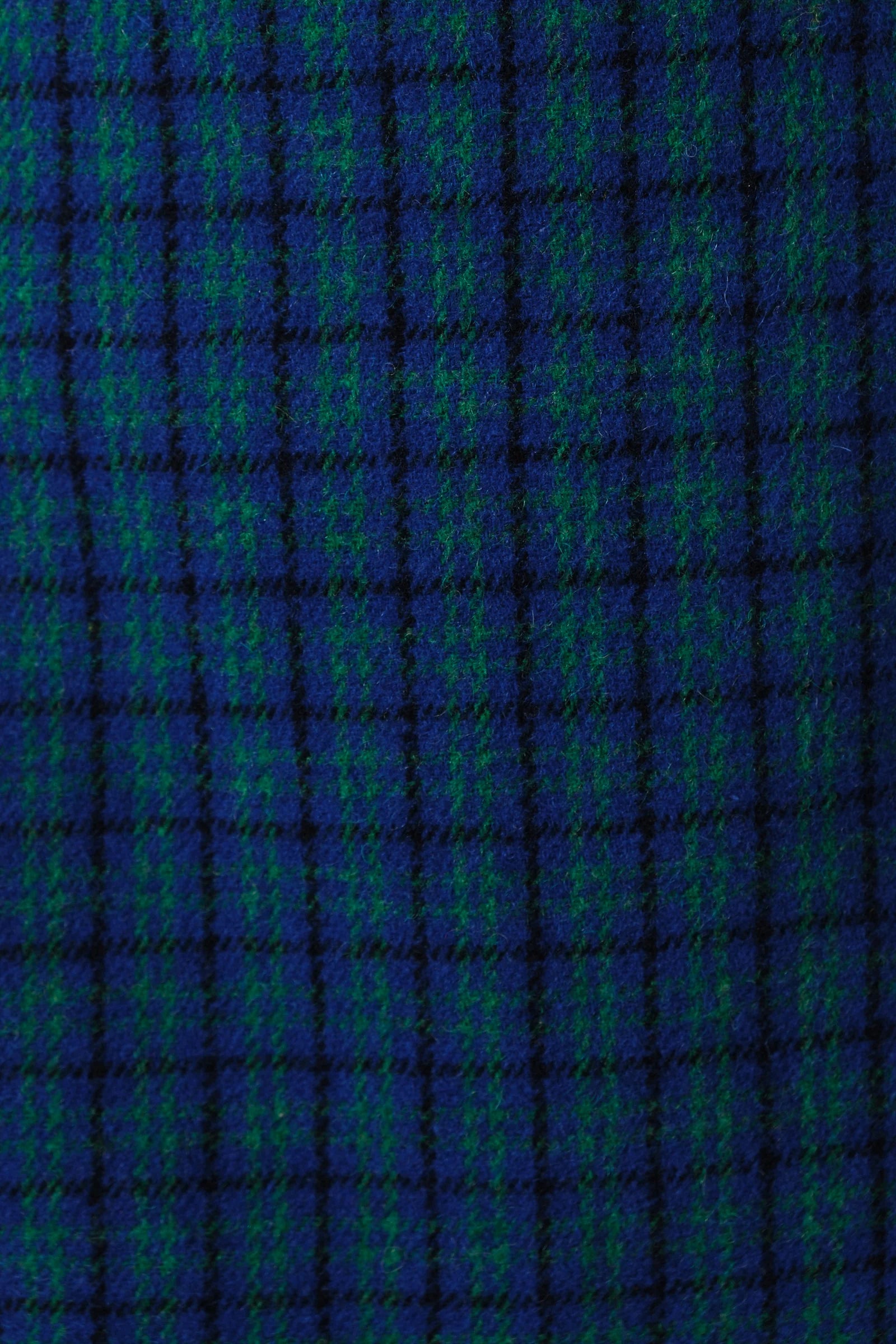 Dryden Wyoming Check Faux Fur Collar Coat - Blue Coats 8 8 10 12 14 16