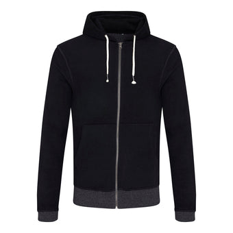 Contrast Zipped Recycled Hoodie - Clothing & Accessories/Clothing/Shirts & Tops - High-Quality Clothing & Accessories/Clothing/Shirts & Tops</p>