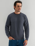 Charcoal Terry Crewneck Sweatshirt