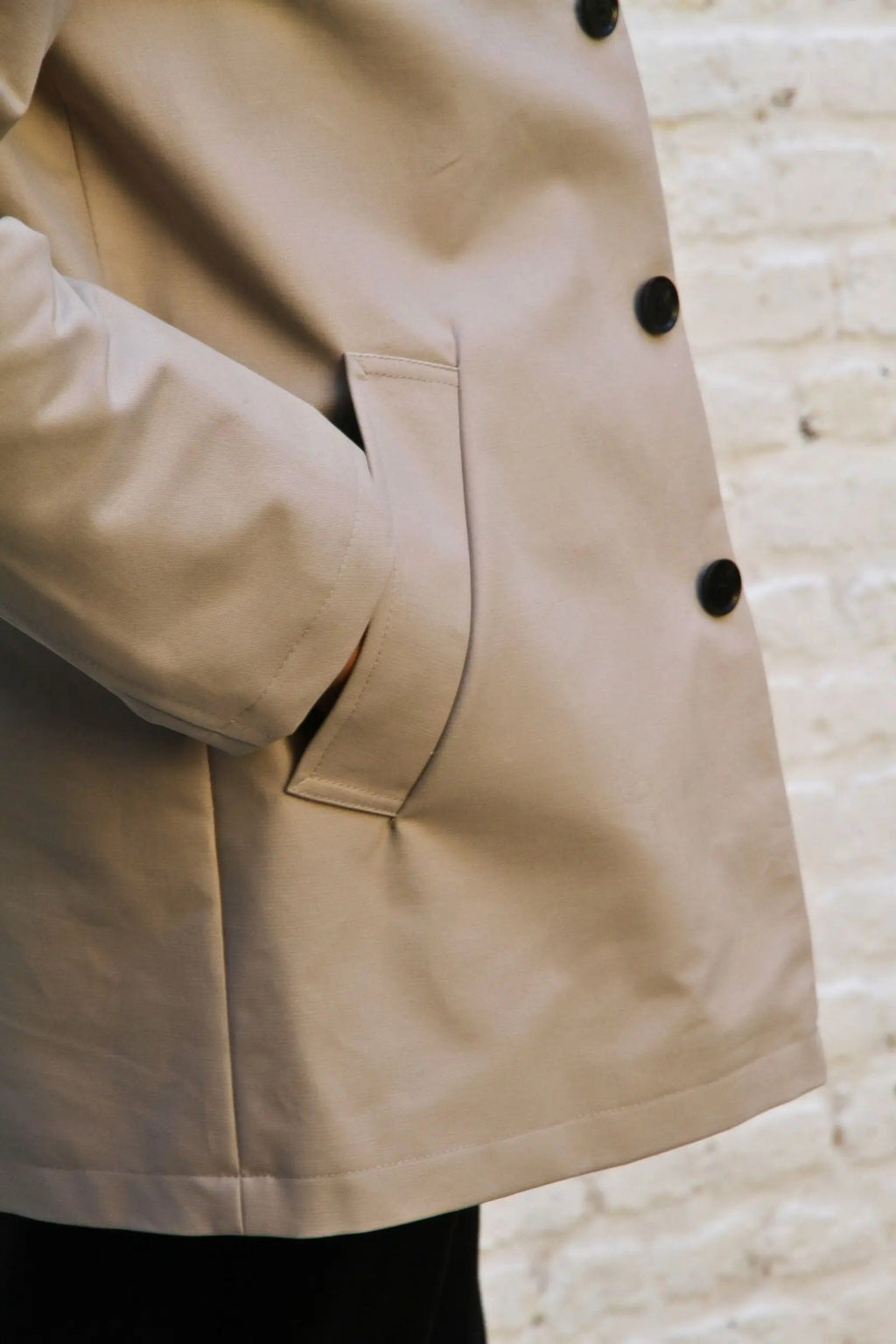 Bank Short Mac Lined - Putty DX Outerwear S S M L XL XXL