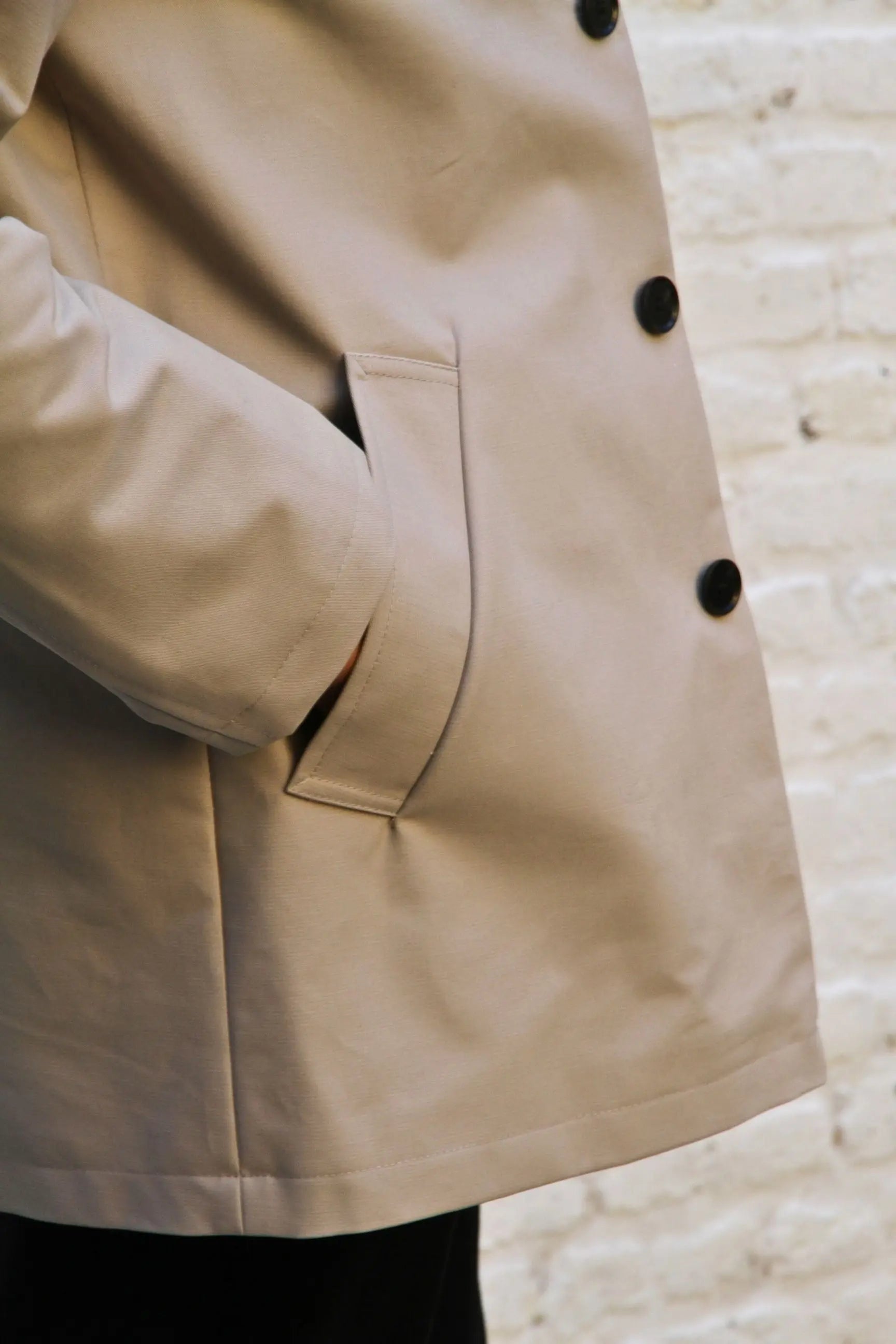 Bank Short Mac Lined - Putty DX Outerwear S S M L XL XXL