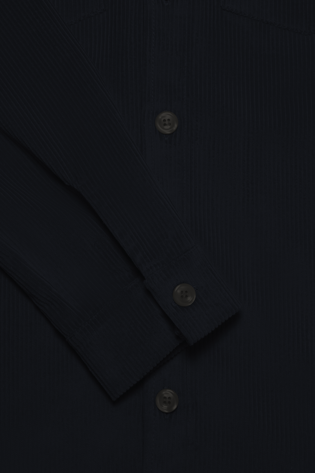 Bart Corduroy Overshirt - Black Overshirts S S M L XL XXL