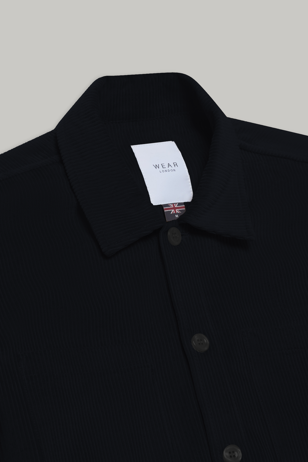 Bart Corduroy Overshirt - Black Overshirts S S M L XL XXL