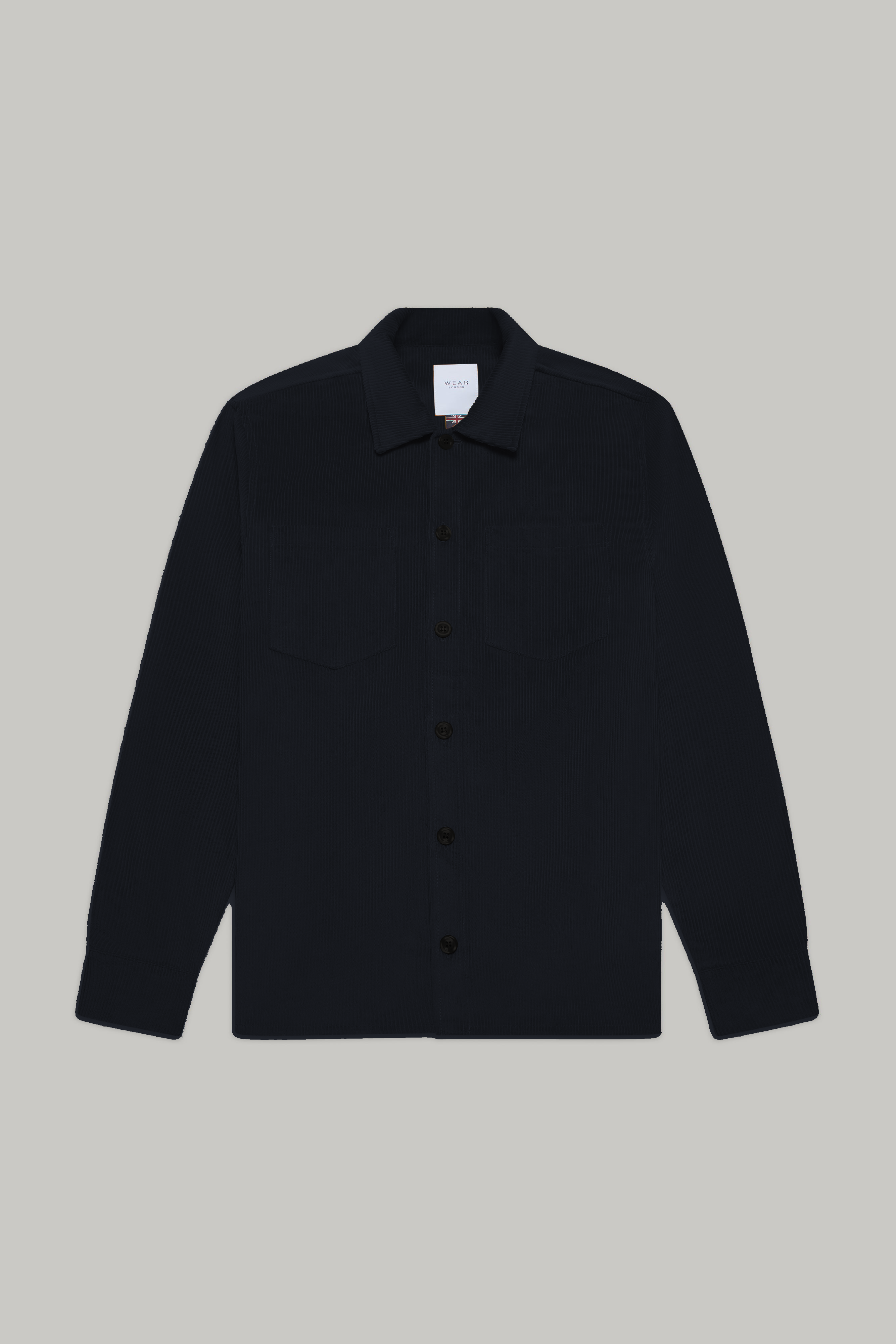 Bart Corduroy Overshirt - Black Overshirts S S M L XL XXL