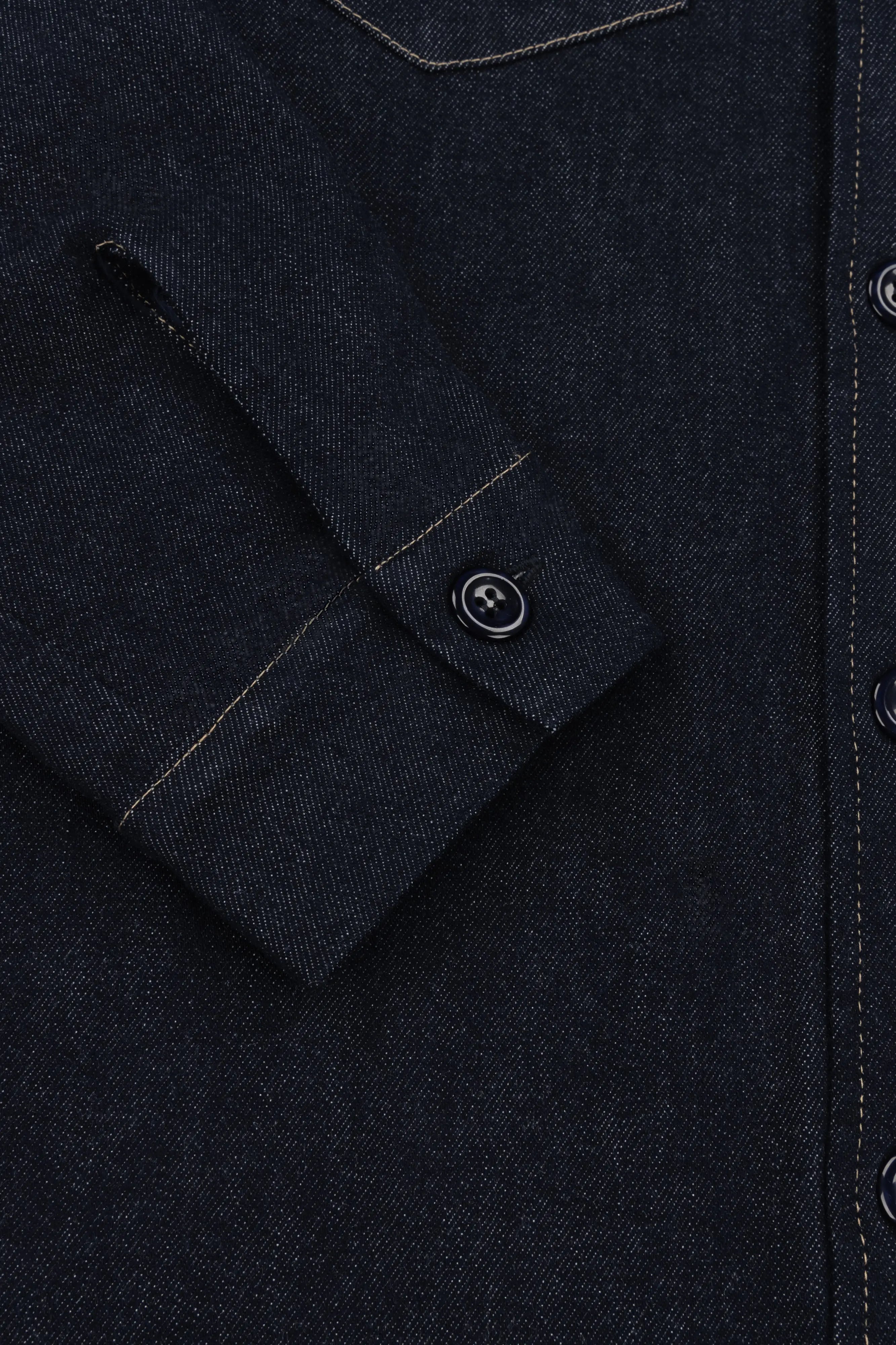 Bart Denim Button Overshirt - EverBlue Overshirts S S M L XL XXL