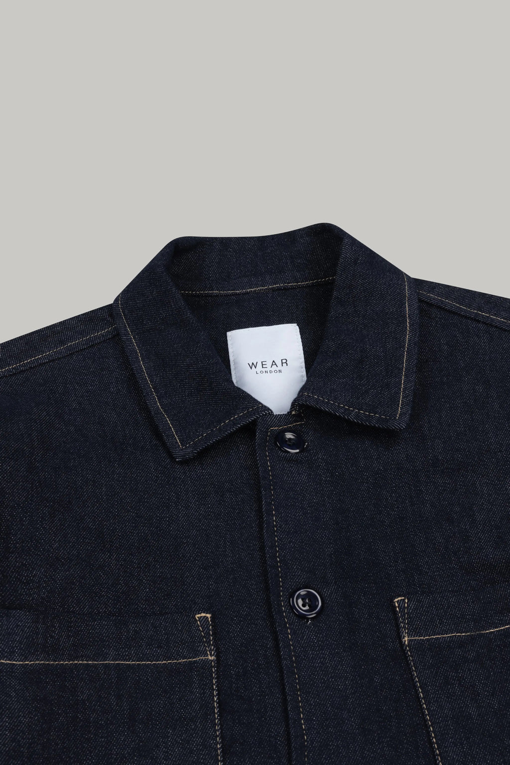 Bart Denim Button Overshirt - EverBlue Overshirts S S M L XL XXL