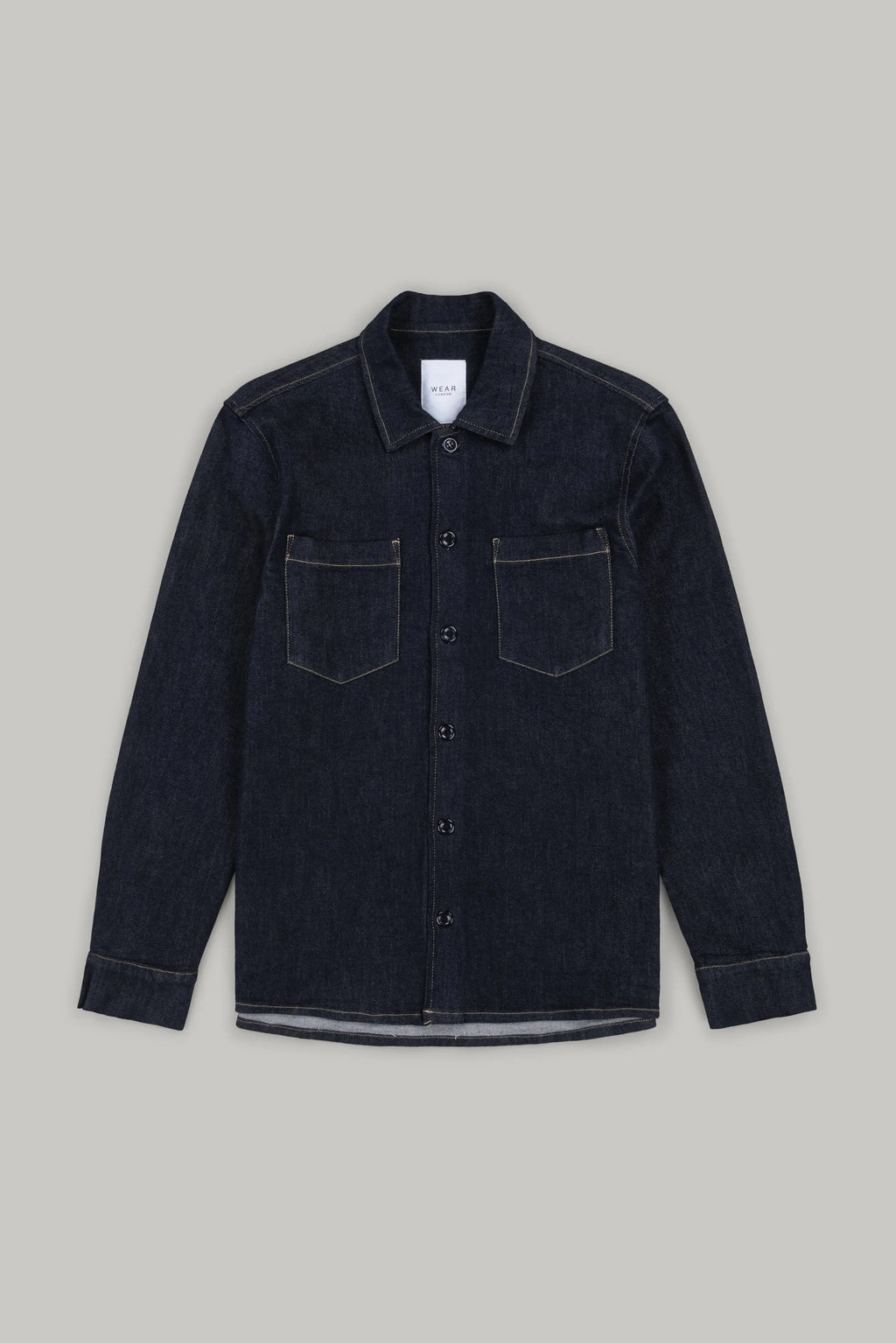 Bart Denim Button Overshirt - EverBlue Overshirts S S M L XL XXL