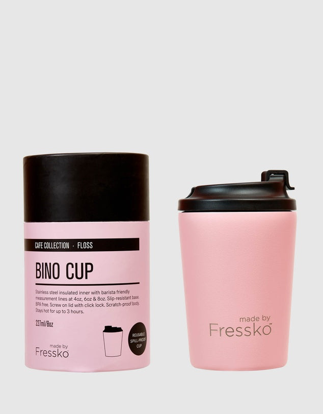 Fressko Reusable Cup/Travel Mug - Floss Bino 227ml/8oz Bino 227ml/8oz Camino 340ml/12oz