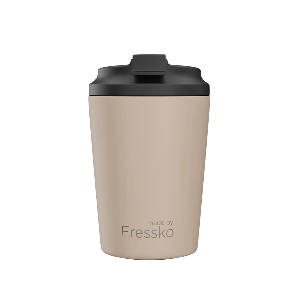Fressko Reusable Cup/Travel Mug - Oat Bino 227ml/8oz Bino 227ml/8oz Camino 340ml/12oz Grande 475ml/16oz