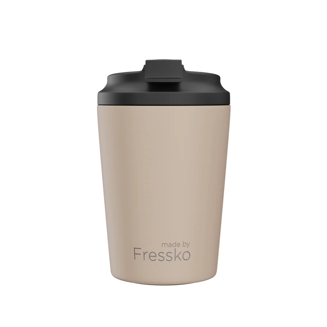 Fressko Reusable Cup/Travel Mug - Oat Bino 227ml/8oz Bino 227ml/8oz Camino 340ml/12oz Grande 475ml/16oz