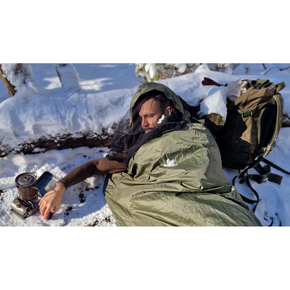 Bushmen HIDEOUT Warm (Various Colours) Bivvy / Sleeping bag / Poncho / Under blanket Olive Olive Camo