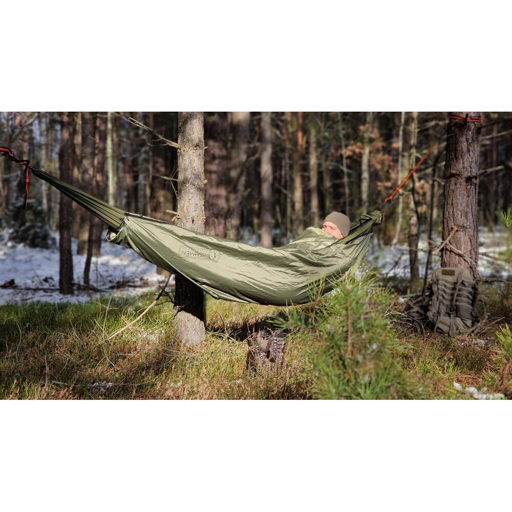 Bushmen HIDEOUT Warm (Various Colours) Bivvy / Sleeping bag / Poncho / Under blanket Olive Olive Camo