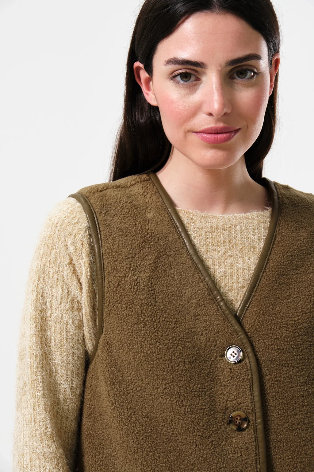 Cathel Borg Longline Waistcoat - Nutmeg Waistcoats 8 Nutmeg 8 / Nutmeg 10 / Nutmeg 12 / Nutmeg 14 / Nutmeg