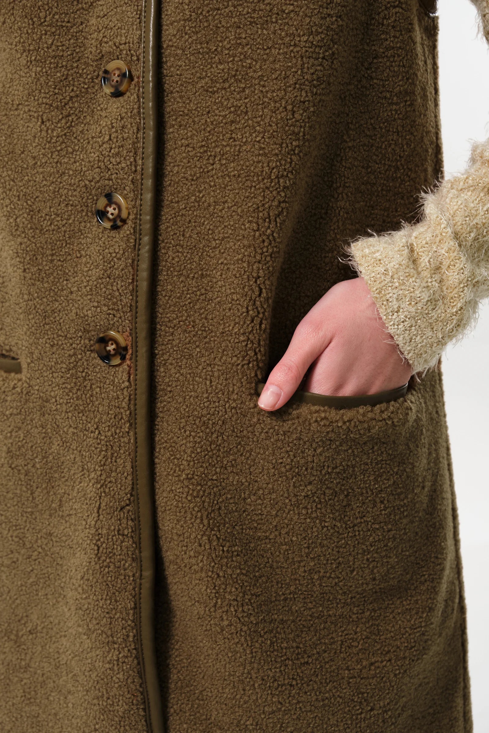 Cathel Borg Longline Waistcoat - Nutmeg Waistcoats 8 Nutmeg 8 / Nutmeg 10 / Nutmeg 12 / Nutmeg 14 / Nutmeg