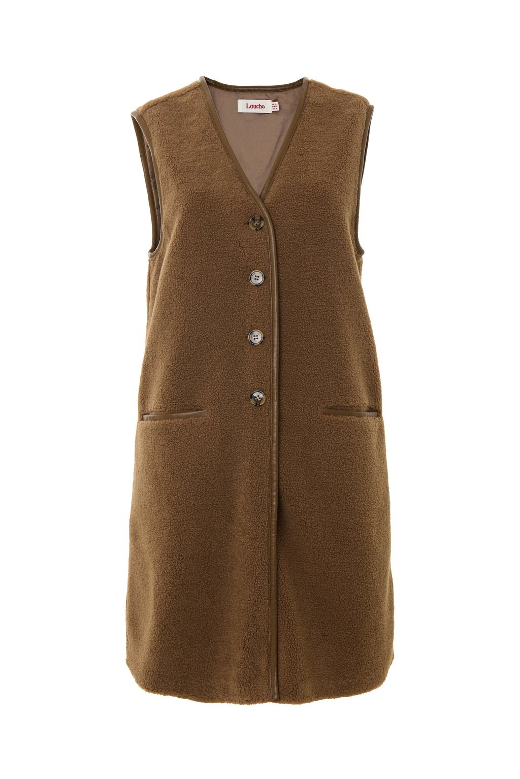 Cathel Borg Longline Waistcoat - Nutmeg Waistcoats 8 Nutmeg 8 / Nutmeg 10 / Nutmeg 12 / Nutmeg 14 / Nutmeg