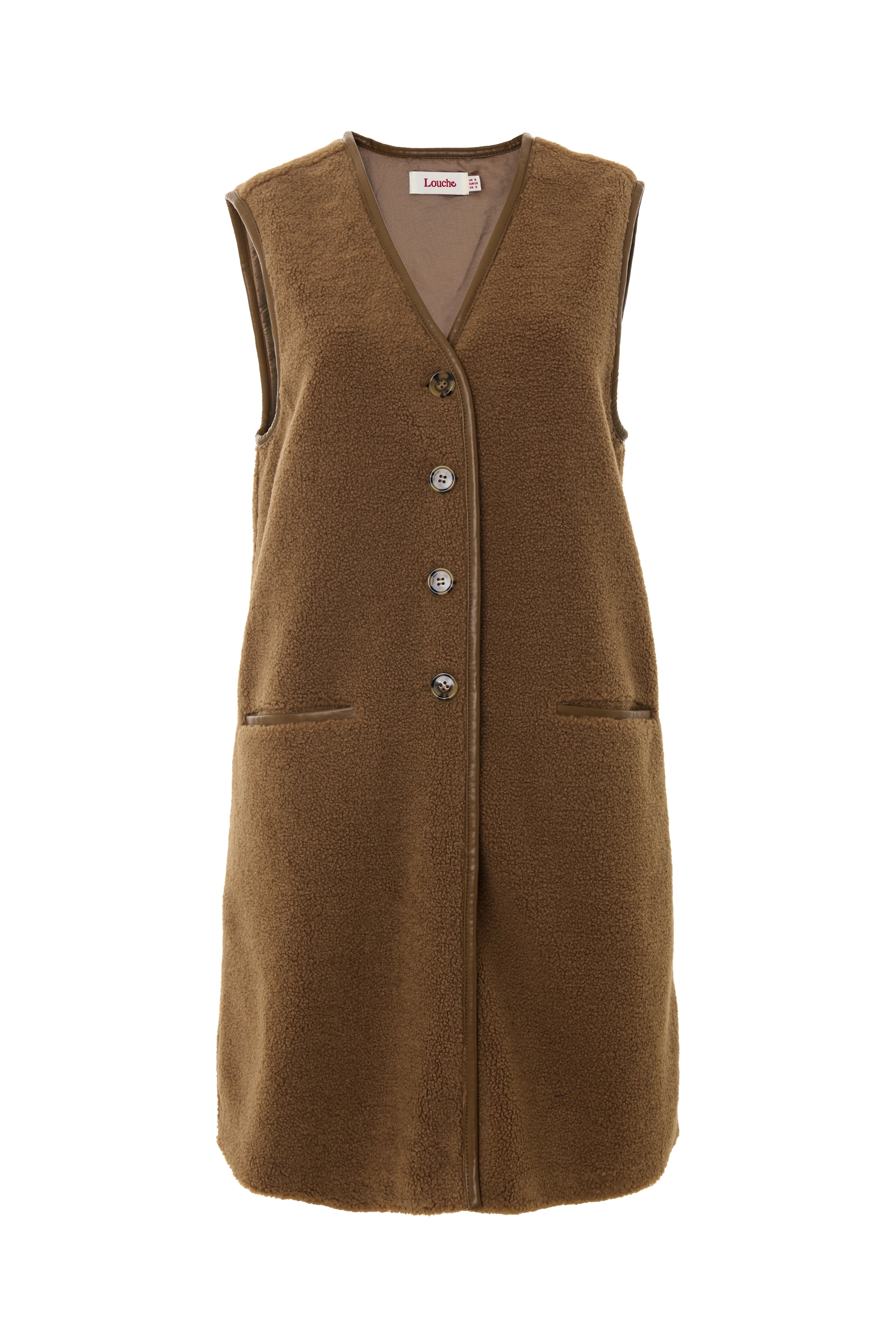 Cathel Borg Longline Waistcoat - Nutmeg Waistcoats 8 Nutmeg 8 / Nutmeg 10 / Nutmeg 12 / Nutmeg 14 / Nutmeg