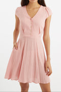 Cathleen Mini Petite Dot Tea Dress