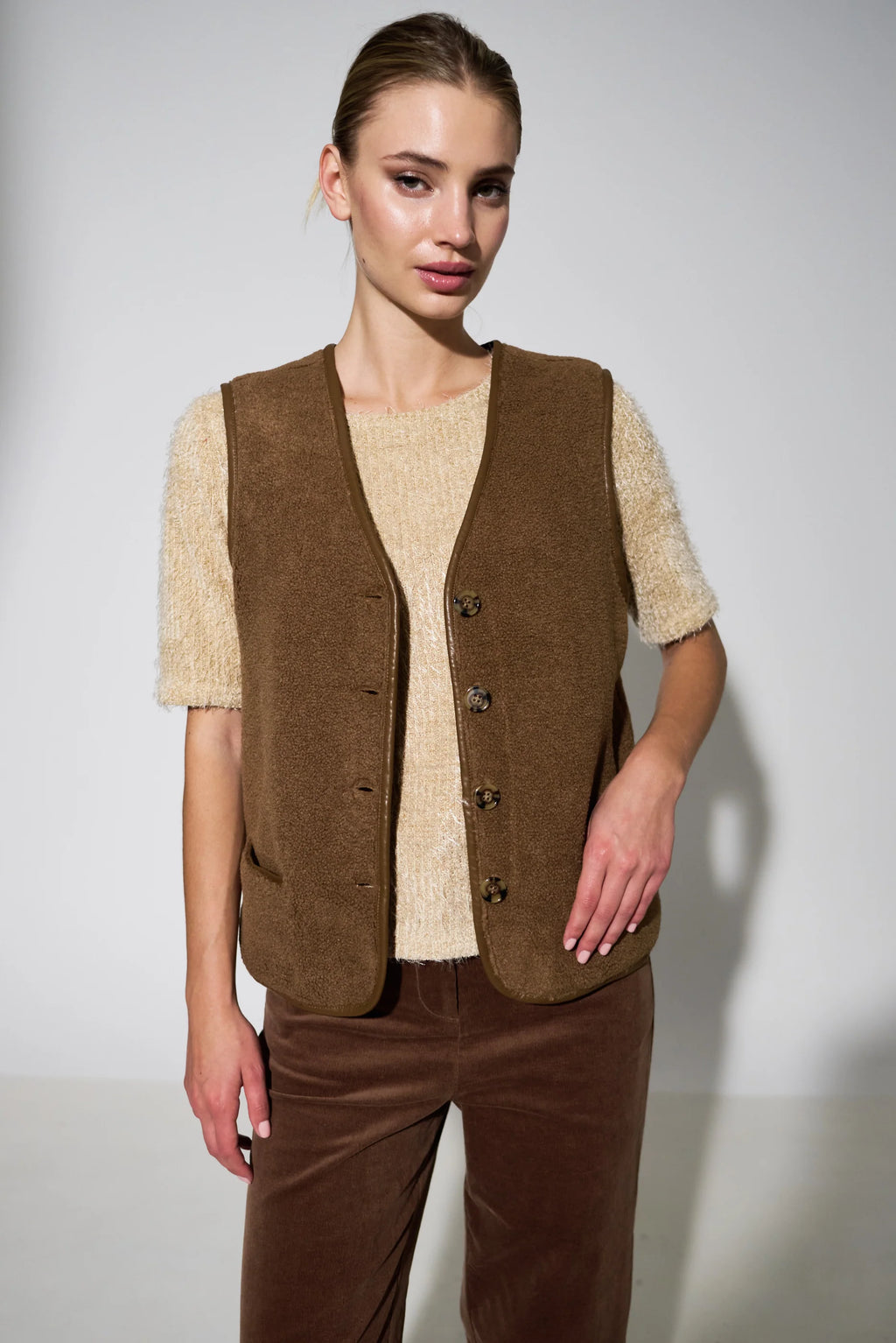 Chris Borg Waistcoat - Nutmeg Waistcoats 8 8 10 12 14