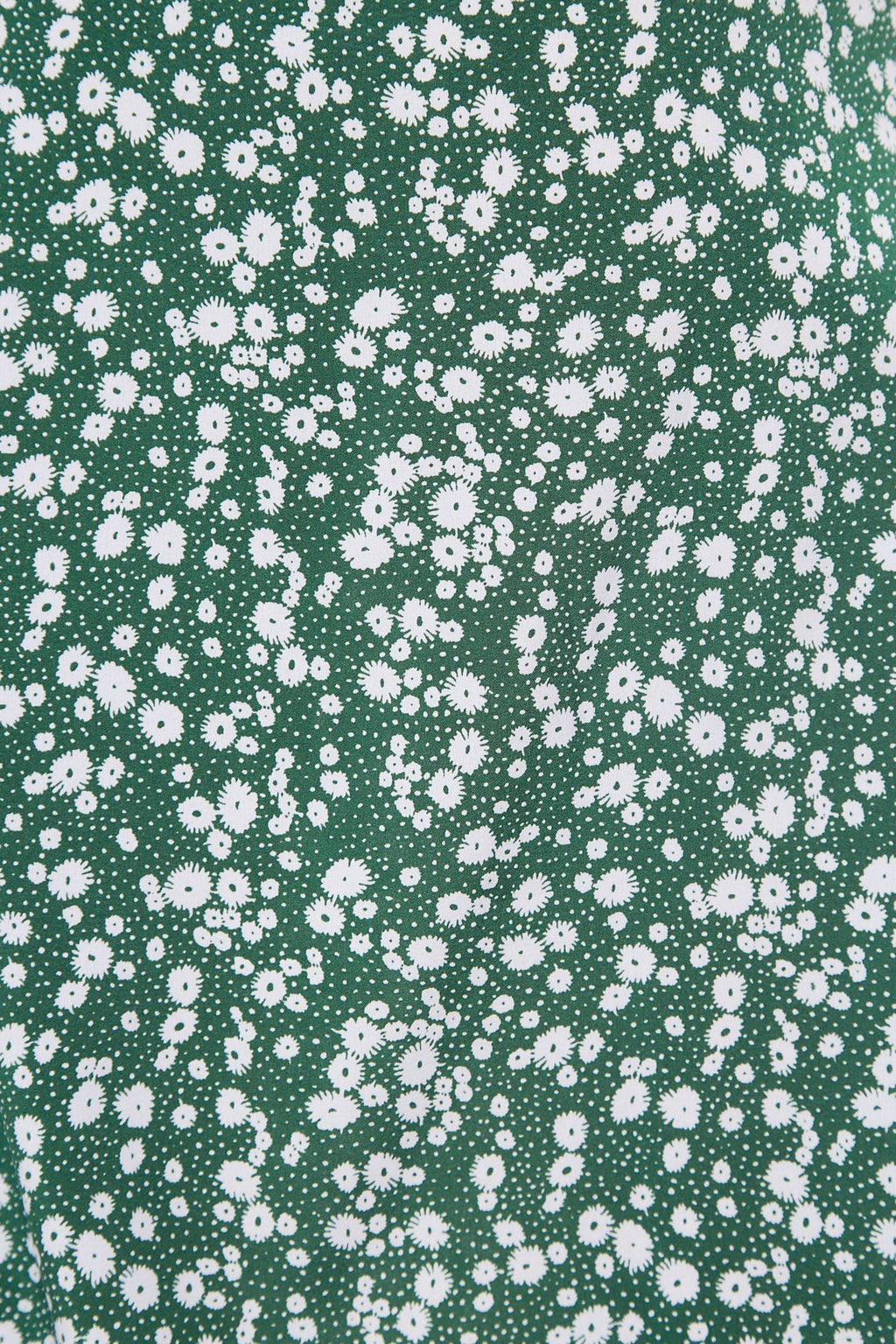 Corina Flower Dot Print Midi Tea Dress - Green Dresses 8 8 10 12 14 16