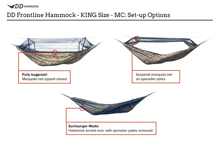 DD Frontline Hammock - KING Size - Multicamo Default Title Default Title