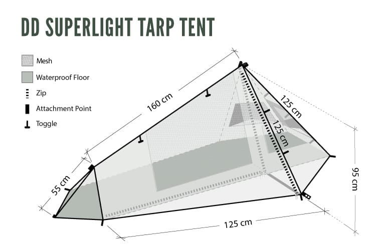DD SuperLight Tarp Tent Default Title Default Title