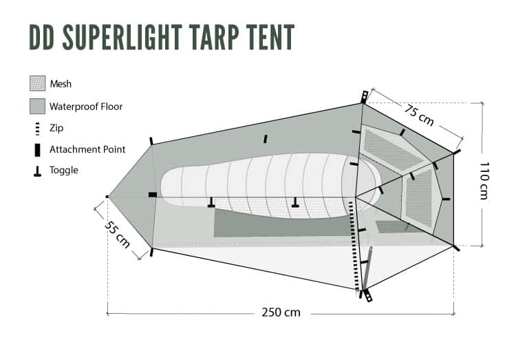 DD SuperLight Tarp Tent Default Title Default Title