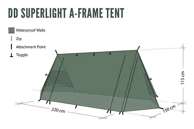 DD SuperLight A-Frame Tent Default Title Default Title