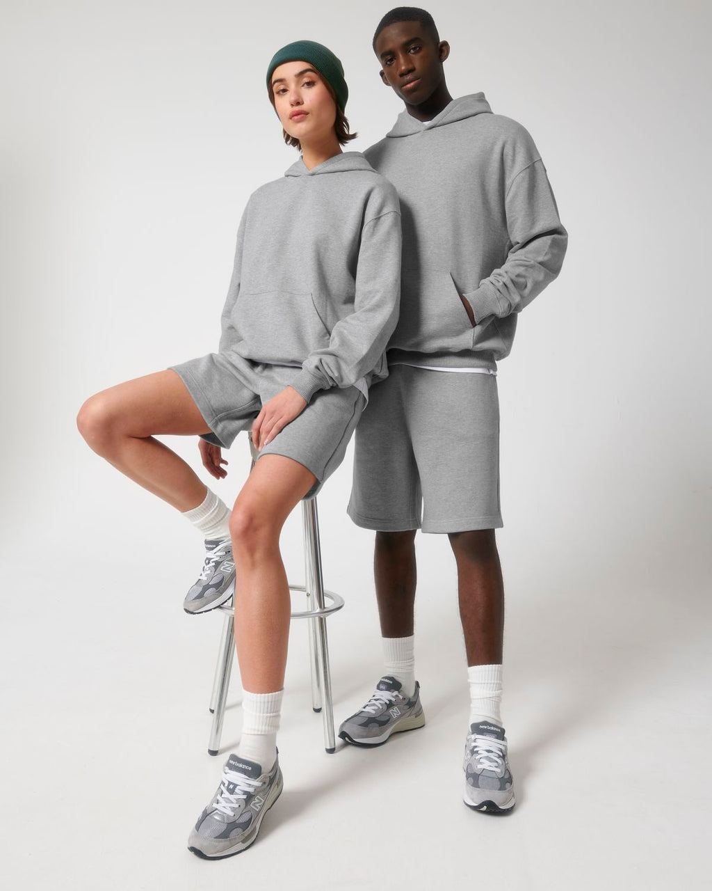 Organic Boxy Heavy Hooded Sweatshirt: Unisex - - High-Quality </p>